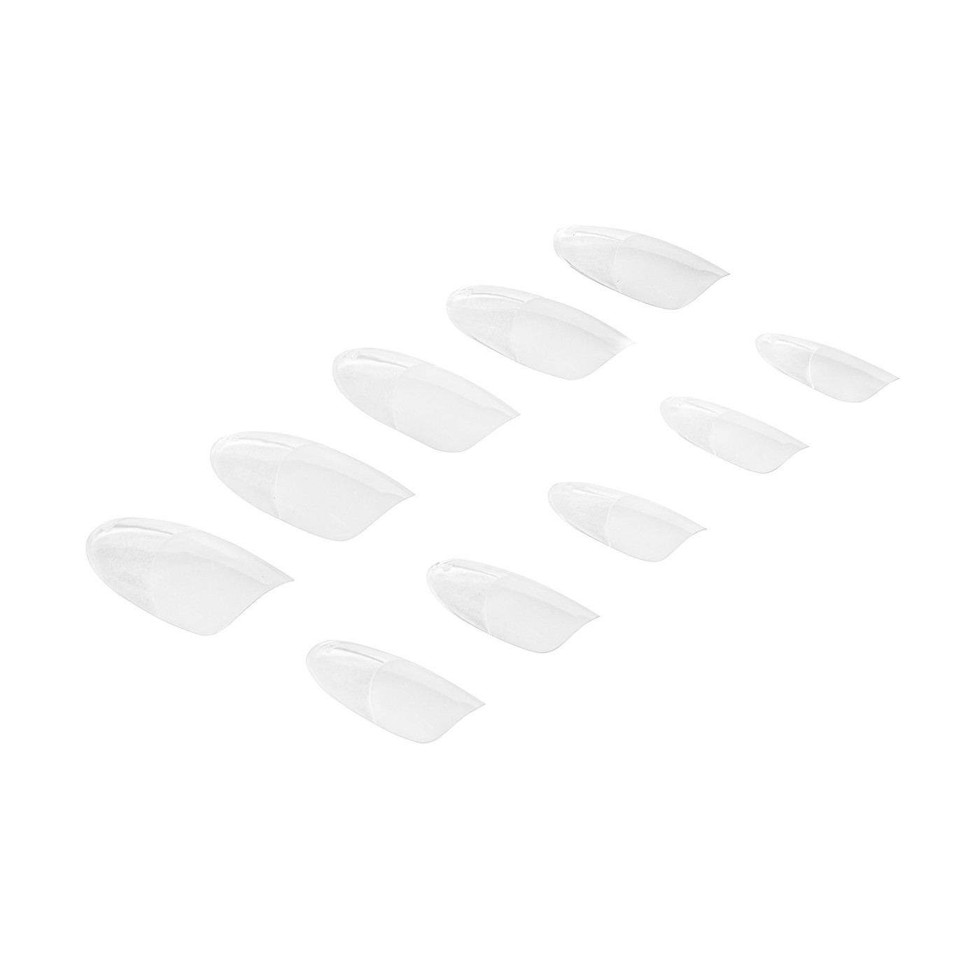 Tips Elastici per Allungamento Unghie Invisible Flexi Tips 01 Clear Oval